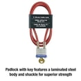 thumbnail image 4 of Cable Lock Master Lock 719D de acero con candado integrado de 91 cm, 4 of 6