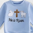 thumbnail image 4 of Sgkm Baby Outfits Girl 2t Girl Clothes Easter Toddler Long Sleeve Spring Summer Clothes Sweatshirts Pants Cute Vocation Clothes Set, 4 of 7