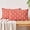 Coral Red, variant on 2PCS Decorative Throw Pillow Covers Rhombic Jacquard Pillowcase Soft Square Cushion Case for Couch Sofa Bed Bedroom Living Room, 12 X 20in
