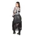 thumbnail image 3 of Falda de vinipiel con flecos Roman Fashion /Tallas Extras, 7063 (Negro) negro 40, 3 of 6