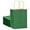 B-Deep Green, variant on Large Kraft Paper Bags with Handles 13"x10"x5" 32 pcs Gift Paper Bag Red Solid Color Bags(Large Size)