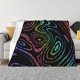 thumbnail image 1 of Balery Rainbow Glitter Manta de Franela con Dibujo, Lujo Ultra Suave y Cálido, Antipelusa y Resistente a las Arrugas para Cama, Sofá, Camping -60"x50", 1 of 6