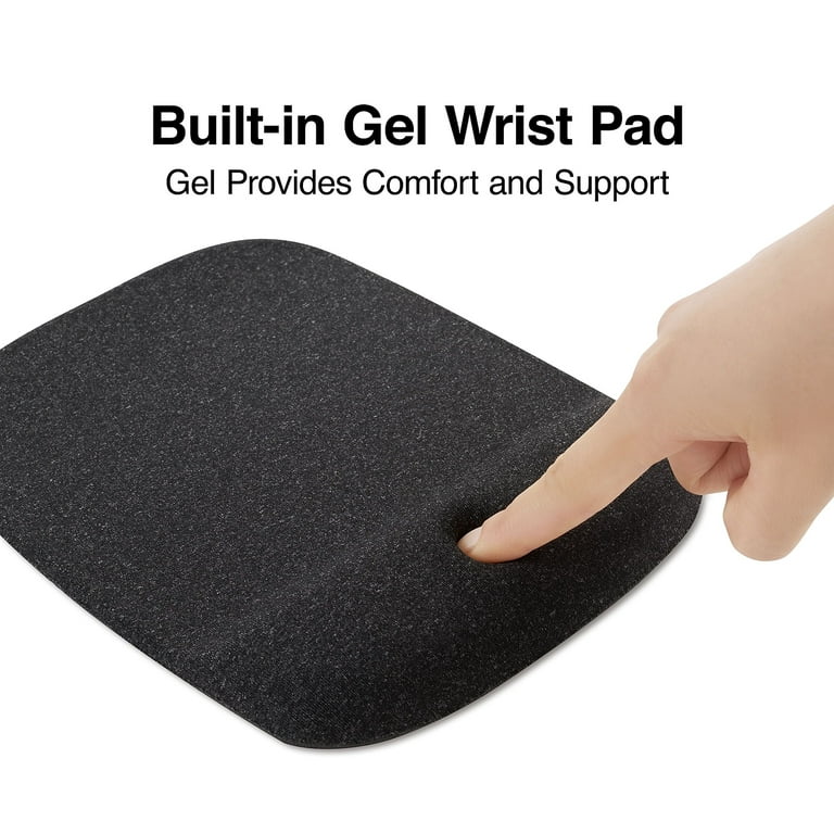 Staples Mouse Pad with Gel Wrist Rest Black (79054) ST61825 