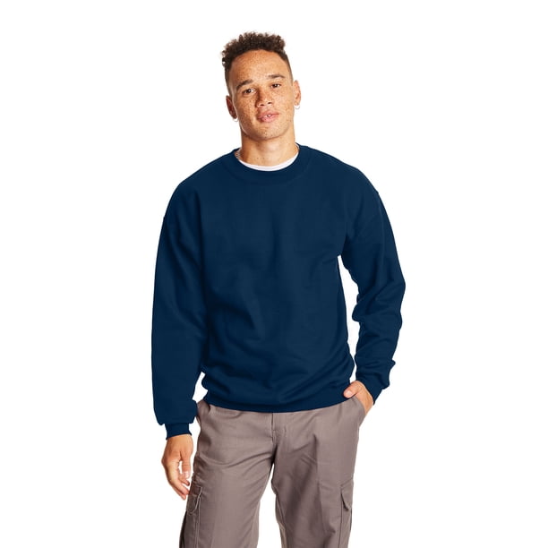 Hanes Men's and Big Men's Ultimate Cotton Heavyweight Sweatshirt, Sizes ...