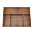 thumbnail image 2 of Tenedor de almacenamiento de múltiples rejillas de madera Caja de retención de efectivo Supermercado Cambiar contenedor, 2 of 5