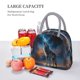 thumbnail image 5 of Disketp Lonely Night Sky Wolf Bolsa Térmica para Almuerzo, Lonchera con Abertura Amplia y Gran Capacidad, Organizador Reutilizable para Mujeres, Hombres y Adultos, 5 of 6