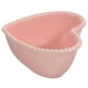 thumbnail image 3 of EeaseMX Cuenco de cerámica con forma de corazón para ensalada de frutas, postres y comida, ideal para el hogar, restaurante y cocina (rosa), 3 of 8