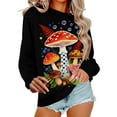 thumbnail image 5 of Xuyuer Womens Casual Fashion Sweatshirts Loose Pullover Sweatshirt Long Sleeve Crewneck Tops, 5 of 5