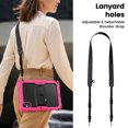 thumbnail image 7 of XYX for Lenovo Idea Tab 11 inch 2025/Tab K11 Gen 2 Case 11 inch, 3in1 Heavy Duty Shockproof Tablet Cover with Stand, Shoulder Strap, Rose, 7 of 7