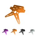 thumbnail image 2 of braveheart Swallow Tail Motorcycle License Plate Frame License Bracket Aluminium Alloy M purple 1Set, 2 of 5