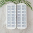 thumbnail image 4 of Sterilite BPA Free Flexible Stacking Home Ice Cube Mold Tray, White (12 Pack), 4 of 5