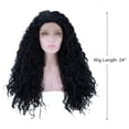 thumbnail image 2 of Unique Bargains Lace Front Lightweight Wigs Long Water Wave for Women Black, 2 of 8
