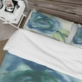 thumbnail image 4 of Designart 'Blue Floral Poppies I' Cottage Duvet Cover Set, 4 of 4