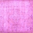 thumbnail image 1 of Ahgly Company Indoor Square Persian Purple Traditional Area Rugs, 7' Square, 1 of 4