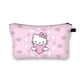 thumbnail image 1 of Sanrio-bolsas de cosméticos de Hello Kitty para mujer, neceser Kawaii de viaje para artículos de tocador, bolsas de maquillaje, bolsas de almacenamiento portátiles impermeables para mujer, estuche par Fivean unisex, 1 of 2