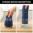 thumbnail image 4 of decorUhome 100% Cotton Terry Kitchen Towels(Navy Blue, 13 x 28 inches), Checkered Designed, Soft and Super Absorbent Dish Towels, 4 Pack, 4 of 9