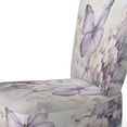 thumbnail image 4 of Designart « Purple Butterfly captivate Flight II » Fauteuil d'Appoint Rembourré à Animaux Violets - Fauteuil Moderne pour Salon, 4 of 7