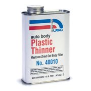 US Chemical 40010 Plastic Thinner, 16 oz Can, Amber Brown, Liquid