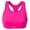 Neon Pink, variant on Zensah Women's Seamless Sports Bra