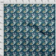 thumbnail image 4 of oneOone Viscose Chiffon Dark Blue Fabric Asian Japanese Floral Dress Material Fabric Print Fabric By The Yard 42 Inch Wide, 4 of 4