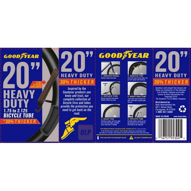 heavy duty bike tire tubes