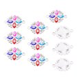 thumbnail image 2 of Guardurnaity 10 piezas de amuleto de ojo de color, conector de agujero, dijes de joyería, colgante colgante para manualidades, collar de mujer, pulseras, Ropa, zapatos y accesorios Miscelánea Guardurnaity AP010913-00B, 2 of 6