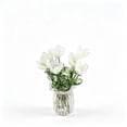 thumbnail image 2 of Horivan Handmade Glass Flower Arrangement Mini Vase Decorative Centerpiece for Desk, 2 of 7