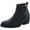 Black Smooth, variant on Dr. Scholl's Womens Lawless Ankle Western Bootie - Medium & Wide Width
