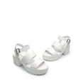thumbnail image 3 of DREAM PAIRS Sandalias de Plataforma para Mujer con Tacón Grueso de 7.5 cm Blanco, 3 of 6