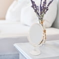 thumbnail image 3 of Miangastore Vintage Double-side Makeup Mirror Creative Oval Mirror Desktop Mirror Decor, 3 of 8