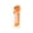 Orange, variant on Moonsky Latex Otter Shape Long Squeaky Toy for Dog Teething and Durable Chewing with Water Resistant Finish