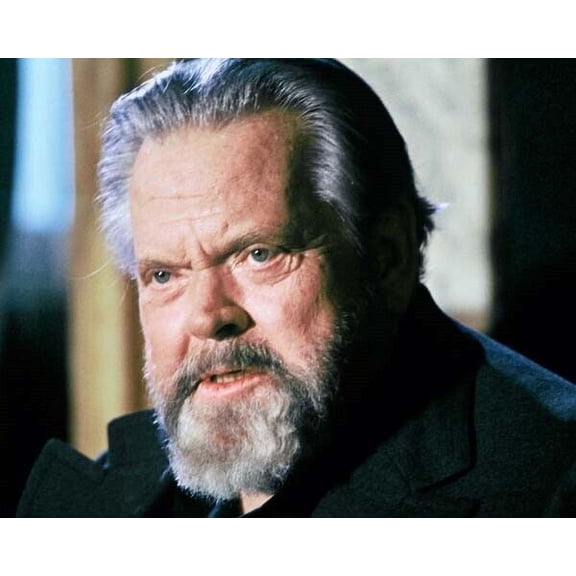Orson Welles charismatic portrait in his later years 8x10 inch photo