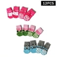 thumbnail image 1 of 4PCS Pet Paw Protection Dog Socks For Pet Dog Small Cat Non-slip Pet Socks Christmas Gift Pattern, 1 of 5