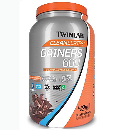 Twinlab Clean Series Gainers 600 Mass Gainer Chocolate Milkshake 3.