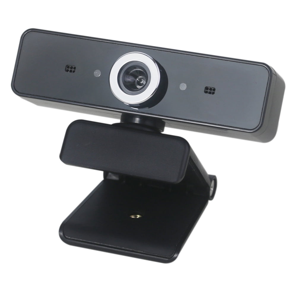 Naierhg Rotatable USB Video Recording High Clarity Webcam Camera with Microphone Black