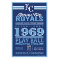 thumbnail image 1 of Kansas City Royals Sign 11x17 Wood Established Design, 1 of 1