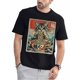 thumbnail image 1 of Kawaii Cat Ramen Anime Graphic T-Shirt, 100% Cotton, Casual Crew Neck Tee, Medium Stretch Knit Fabric, Regular Fit, with Printed Design for Adults, Summer Wear, 1 of 7