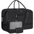 thumbnail image 1 of Bolsa de fin de semana ITIEZY unisex para adultos, 9 A, color negro, tamaño grande, 1 of 7