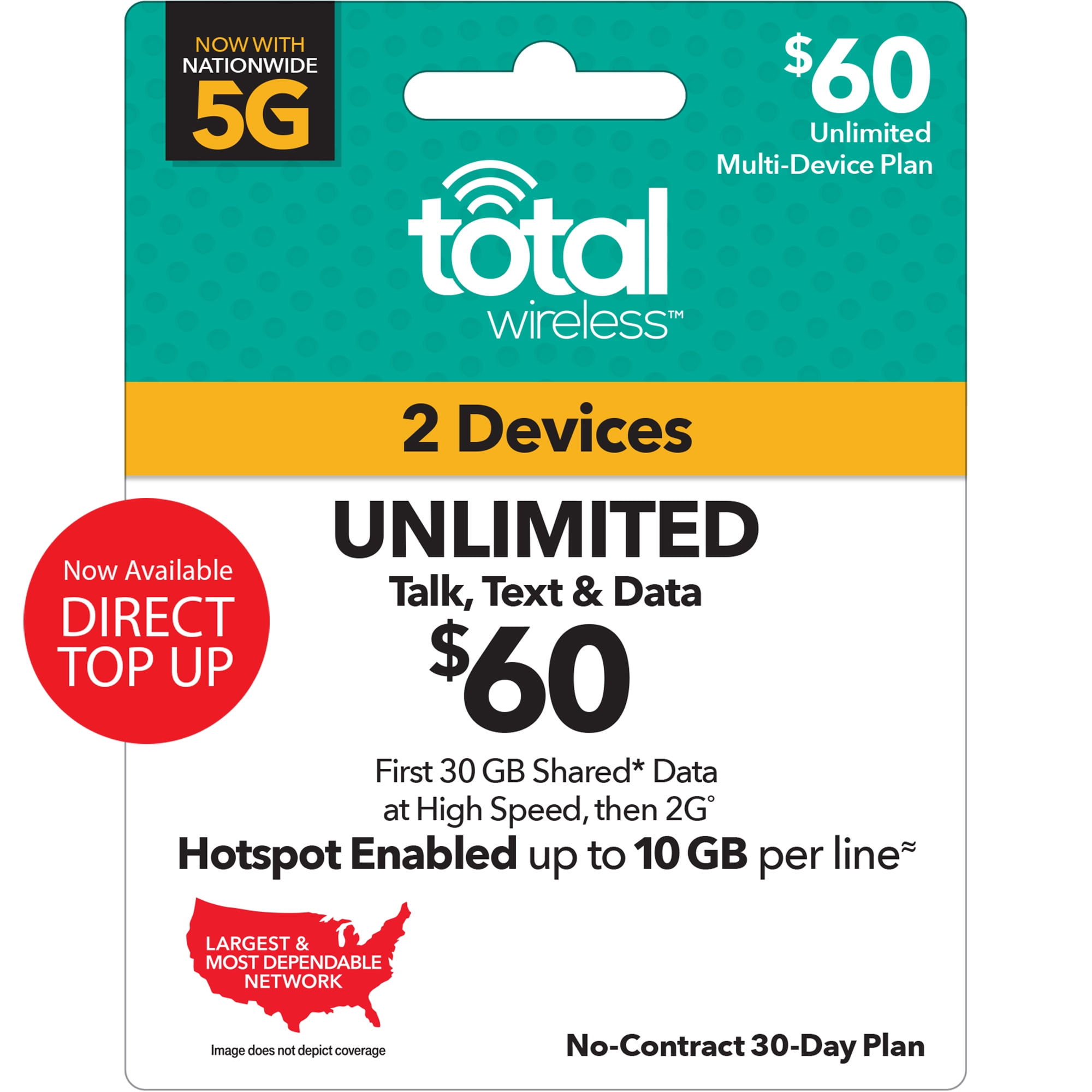Total Wireless 60 Unlimited Family 30 Day 2 Lines Prepaid Plan 30GB total-wireless-60-unlimited-family-30-day-2-lines-prepaid-plan-30gb