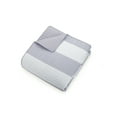 thumbnail image 2 of Urban Playground Kids and Teens Lavelle Stripe Gray/White 2-Piece Quilt Set, Twin, 2 of 4