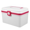 thumbnail image 2 of Shisuyan Large Capacity First Aid Box Medical Storage Organizer Empty First Aid Container with Handle Large Capacity Medicines Box Holder, 2 of 8