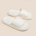 thumbnail image 5 of Xunlbb Lightweight Sandals for Women Men Comfort Non-Slip Pillow House Sandals Waterproof Shower Shoes Indoor Slides Bathroom Sandals Slip On Slide Sandals Easy to Clean 37-45, 5 of 5