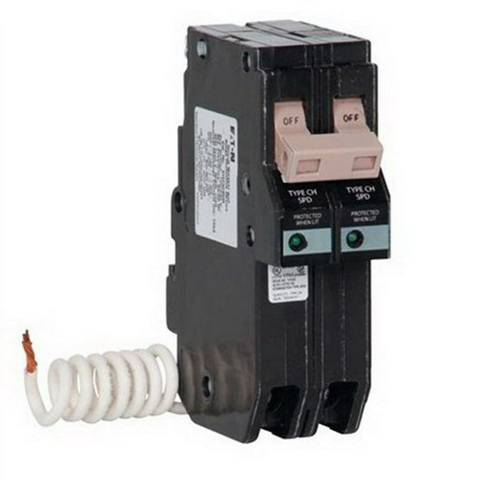 Eaton PlugIn Mount Type CH Residential Surge Breaker 2Pole 30 Amp 240 Volt AC