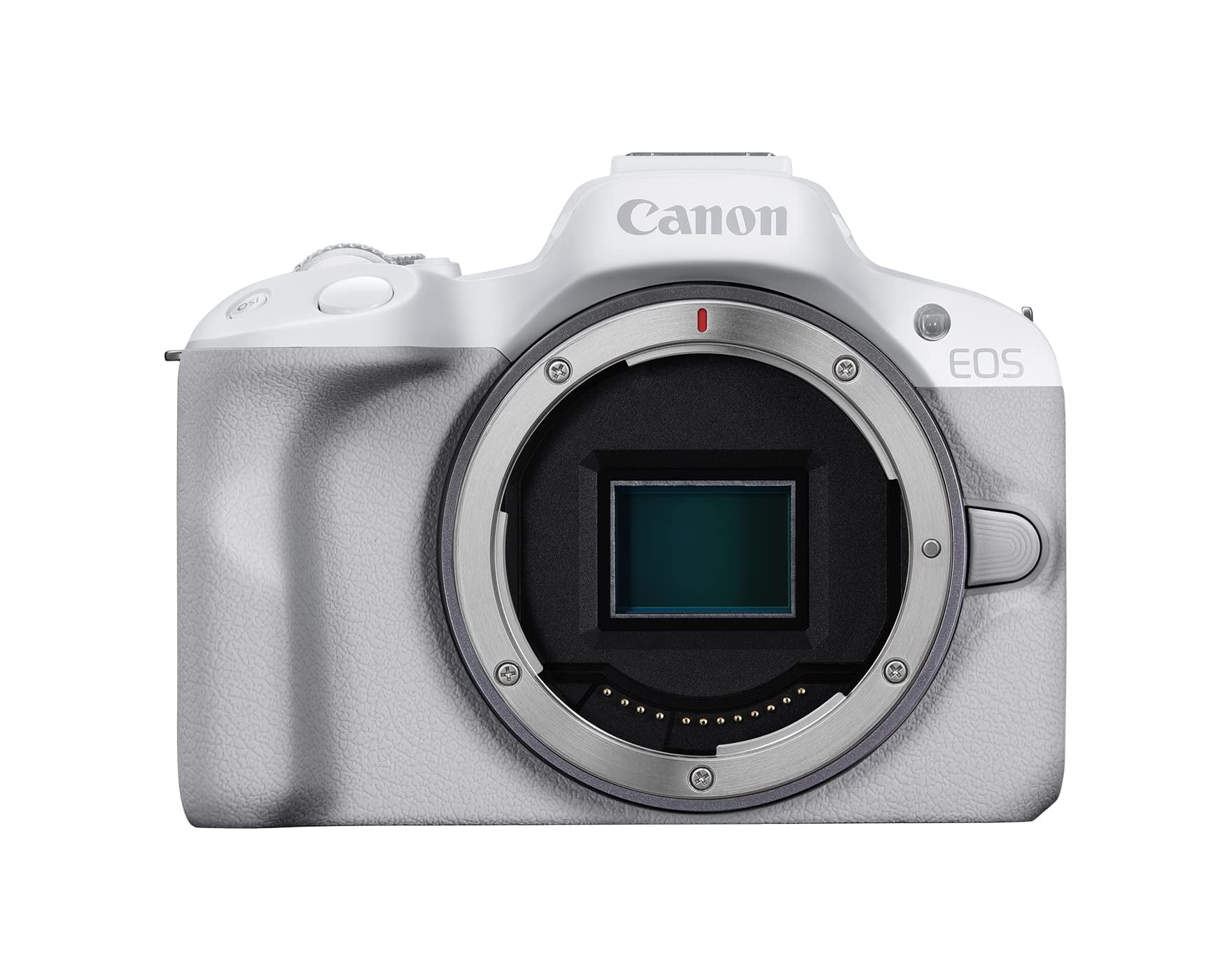 Canon EOS R50 Mirrorless Camera (White) w/RF-S18-45mm Lens, 24.2
