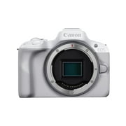 Canon EOS R50 Mirrorless Camera Body White, 24.2MP, 4K Video, DIGIC X, Subject Tracking (Sold without manufacturer warranty) (International Model)