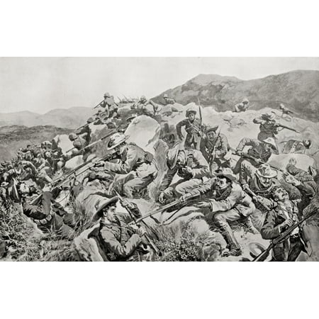 French Style Outdoor Furniture New Zealand New Zealanders Under The Command Of General French Saving A Picket Of The Yorkshire Regiment Near Slingersfontein South Africa 15Th January 1900 During The Second Boer War From The Book South Africa A ()