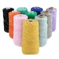 thumbnail image 4 of 350g Pearl Mercerized Cotton Yarn Hand-knitted Cotton Pearl Lace Line Fine Crochet Thread Bead Thread Diy Hand-braided Thread, 4 of 7