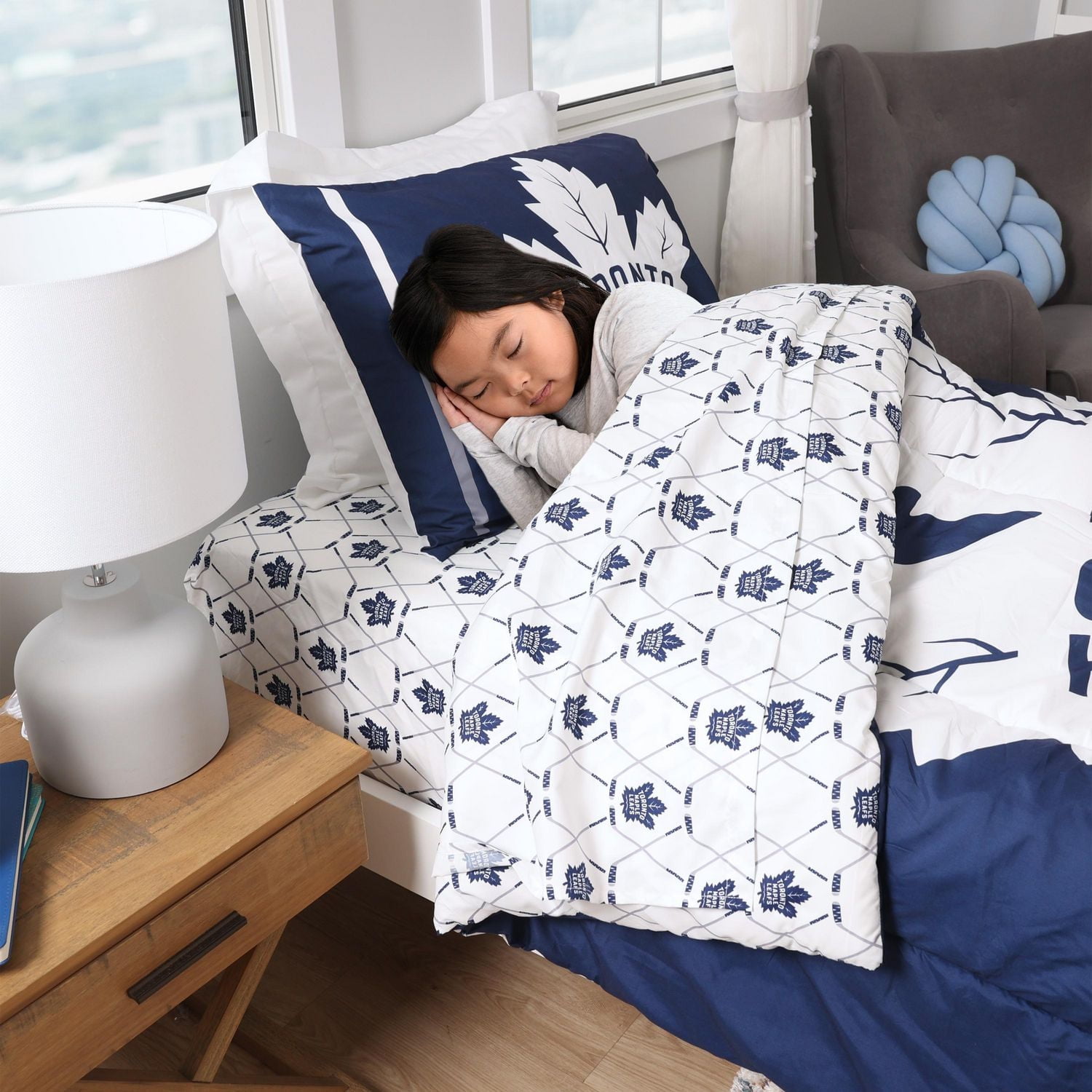 NHL Toronto Maple Leafs Twin 4-Piece Bedding Set