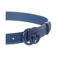 thumbnail image 2 of Gu-cci Gg Marmont Leather Belt, Blue, 2 of 3