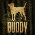 thumbnail image 2 of Grey, Jace 15x15 White Modern Wood Framed Museum Art Print Titled - Buddy, 2 of 4